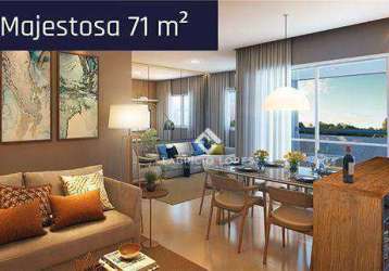 Blue view (planta majestosa - 71 m²) - apto 3 dorms - vila industrial - sjc/sp