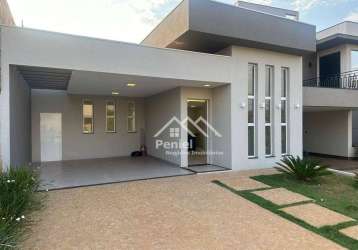 Casa com 3 dormitórios à venda, 140 m² por r$ 895.000,00 - condominio valencia - ribeirão preto/sp