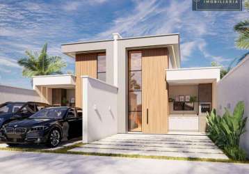 Casa com 3 dormitórios à venda, 80 m² por r$ 299.000,00 - tabapuazinho - caucaia/ce