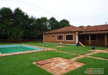 Chácara com 4 dormitórios à venda, 5125 m² por r$ 3.500.000,00 - condomínio quinta da alvorada - ribeirão preto/sp