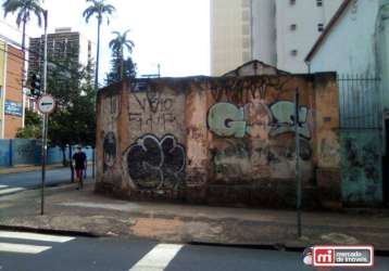 Terreno à venda, 190 m², centro - ribeirão preto/sp