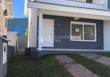 Casa em condomínio fechado com 3 quartos à venda na rua doutor joão daniel hillebrand, 470, rondônia, novo hamburgo, 135 m2 por r$ 649.700