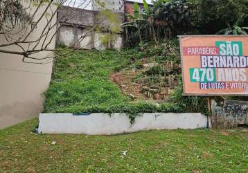 Terreno em condomínio fechado à venda na avenida pery ronchetti, 205, nova petrópolis, são bernardo do campo, 138 m2 por r$ 350.000