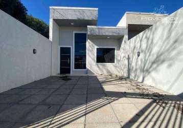 Casa com 3 dormitórios à venda, 70 m² por r$ 398.000,00 - guarujá - cascavel/pr