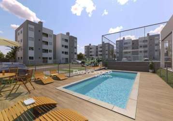 Apartamento com 2 dormitórios à venda, 46 m² por r$ 210.000,00 - floresta - cascavel/pr