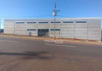 Barracão para alugar, 1800 m² por r$ 27.000,00/mês - interlagos - cascavel/pr