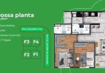 Apartamento para venda em sorocaba, vila santana, 2 dormitórios, 1 suíte, 2 banheiros, 1 vaga