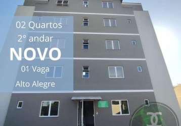 Apartamento para venda em cascavel, alto alegre, 2 dormitórios, 1 banheiro, 1 vaga