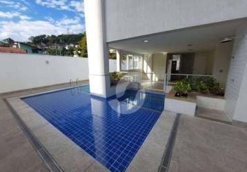 Apartamento com 3 dormitórios à venda, 105 m² por r$ 889.000,00 - santa rosa - niterói/rj