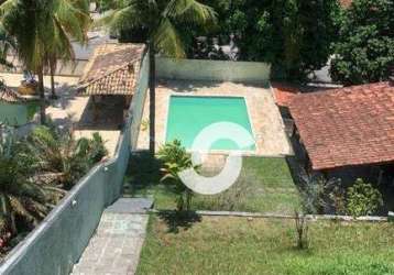 Casa com 5 dormitórios à venda, 390 m² por r$ 1.280.000,00 - maria paula - niterói/rj