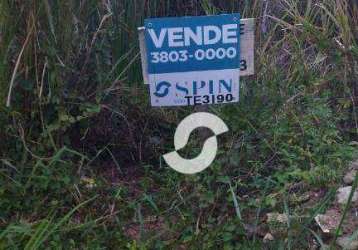 Terreno à venda, 480 m² por r$ 175.000,00 - chácaras de inoã (inoã) - maricá/rj