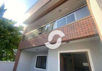 Casa duplex  3 suites à venda, 110 m² por r$ 580.000 - fonseca - niterói/rj