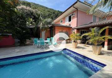 Casa com 4 dormitórios à venda, 504 m² por r$ 2.500.000,00 - itacoatiara - niterói/rj