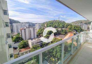 Apartamento com 2 dormitórios à venda, 81 m² - santa rosa - niterói/rj