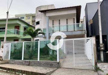 Casa duplex com 4 quartos, dentro de condomínio,  à venda, 160 m² por r$ 490.000 - arsenal - são gonçalo/rj