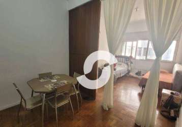 Apartamento no centro de niterói com 1 dormitório à venda, 34 m² por r$ 200.000 - centro - niterói/rj