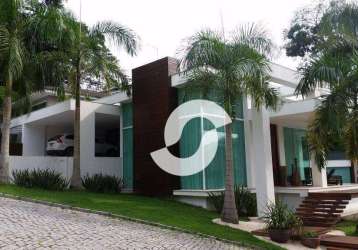 Casa com 4 dormitórios à venda, 700 m² por r$ 6.800.000,00 - mata paca - niterói/rj