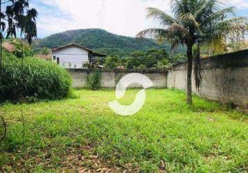 Terreno à venda, 180 m² por r$ 220.000,00 - itaipu - niterói/rj