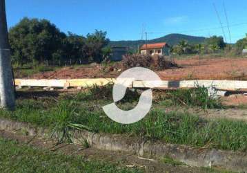 Terreno à venda, 2500 m² por r$ 160.000,00 - ubatiba - maricá/rj