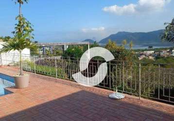 Casa 4 dormitórios no residencial camboatá, 408 m² por r$ 3.200.000 - piratininga - niterói/rj