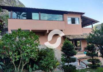 Casa com 5 dormitórios à venda, 330 m² por r$ 2.090.000,00 - itacoatiara - niterói/rj