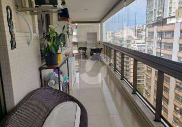 Apartamento à venda, 165 m² por r$ 1.880.000,00 - jardim icaraí - niterói/rj