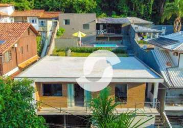 Casa com 3 dormitórios à venda, 200 m² por r$ 950.000,00 - itacoatiara - niterói/rj