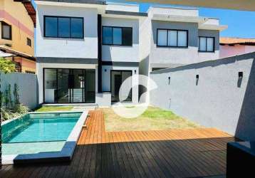 Casa à venda, 245 m² por r$ 2.600.000,00 - camboinhas - niterói/rj