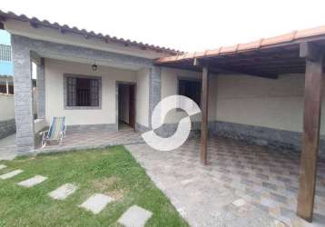 Casa com 2 dormitórios, suíte, churrasqueira à venda, 87 m² por r$ 470.000 - guaratiba - maricá/rj