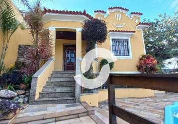 Casa com 3 dormitórios à venda, 309 m² por r$ 700.000,00 - largo do barradas - niterói/rj