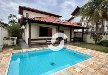 Casa com 5 dormitórios à venda, 327 m² por r$ 2.500.000,00 - camboinhas - niterói/rj