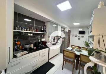 Apartamento à venda, 74 m² por r$ 600.000,00 - santa rosa - niterói/rj