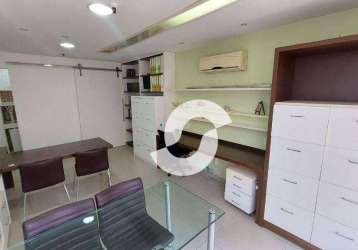 Sala à venda, 42 m² por r$ 165.000,00 - centro - niterói/rj