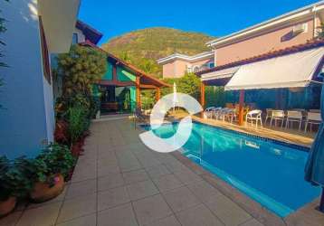 Casa à venda, 300 m² por r$ 3.500.000,00 - itacoatiara - niterói/rj