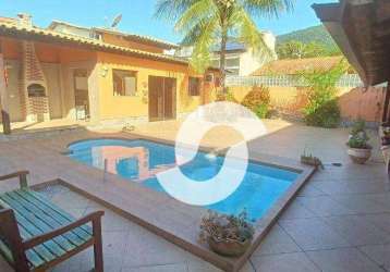 Casa com 3 dormitórios à venda, 290 m² por r$ 1.190.000,00 - itaipu - niterói/rj