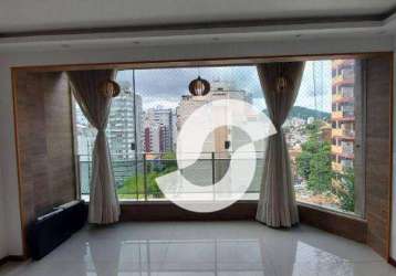 Cobertura à venda, 191 m² por r$ 830.000,00 - icaraí - niterói/rj