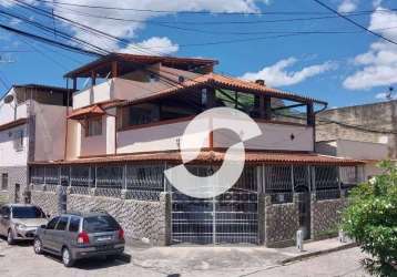 Casa com 4 dormitórios à venda, 233 m² por r$ 900.000,00 - venda da cruz - niterói/rj