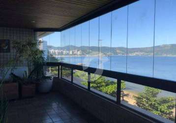 Apartamento com 4 dormitórios, 280 m² - venda por r$ 3.300.000,00 ou aluguel por r$ 16.348,73/mês - ingá - niterói/rj