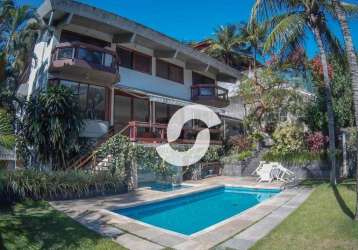 Casa com 5 dormitórios à venda, 611 m² por r$ 3.700.000,00 - itanhangá - rio de janeiro/rj