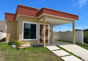 Casa com 3 dormitórios à venda, 99 m² por r$ 395.000,00 - pindobas - maricá/rj