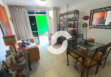 Apartamento com 2 dormitórios à venda, 75 m² por r$ 470.000,00 - vital brasil - niterói/rj