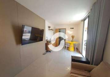 Cobertura com 2 dormitórios à venda, 134 m² por r$ 1.095.000,00 - santa rosa - niterói/rj