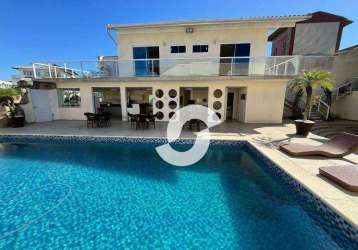 Casa com 6 dormitórios à venda, 602 m² por r$ 6.900.000,00 - camboinhas - niterói/rj