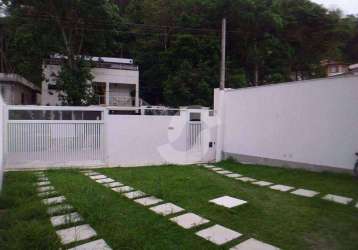 Casa com 4 dormitórios à venda, 200 m² por r$ 1.000.000,00 - itacoatiara - niterói/rj