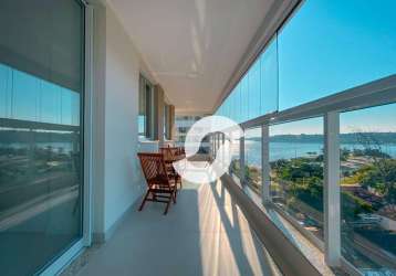 Apartamento com 2 dormitórios à venda, 91 m² por r$ 1.160.000,00 - charitas - niterói/rj