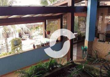 Casa com 3 dormitórios à venda, 380 m² por r$ 1.350.000,00 - santa rosa - niterói/rj