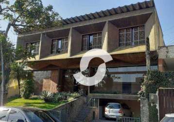 Casa com 4 dormitórios à venda, 435 m² por r$ 2.700.000,00 - são francisco - niterói/rj