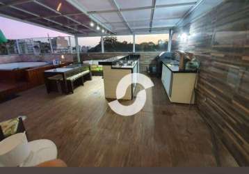 Cobertura com 2 dormitórios à venda, 140 m² por r$ 1.250.000,00 - ingá - niterói/rj