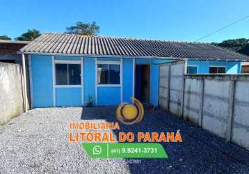 Duas casas cada uma com 02 dormitórios - balneário ipanema - pontal do paraná