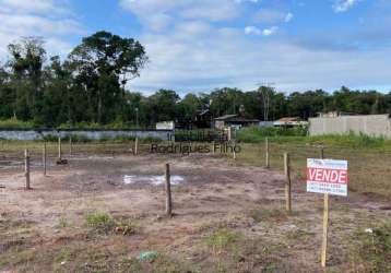 Terreno à venda no bairro balneario rainha - itapoá/sc